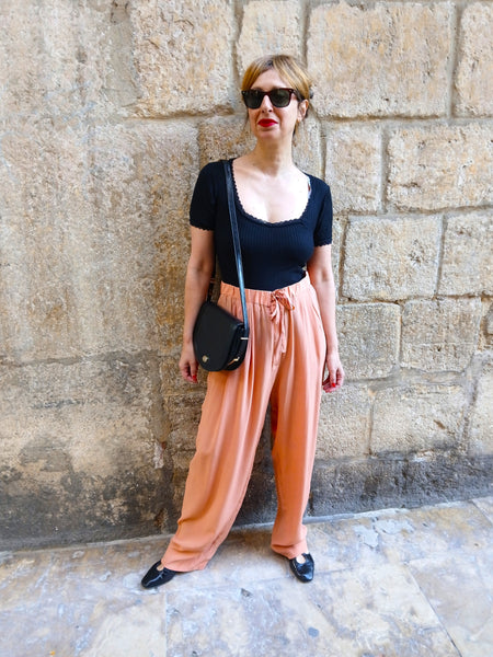 Pantalones Vintage Seda