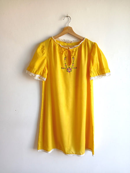Vestido Vintage Amarillo