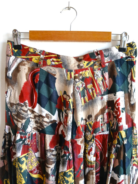 Falda Vintage Estampada