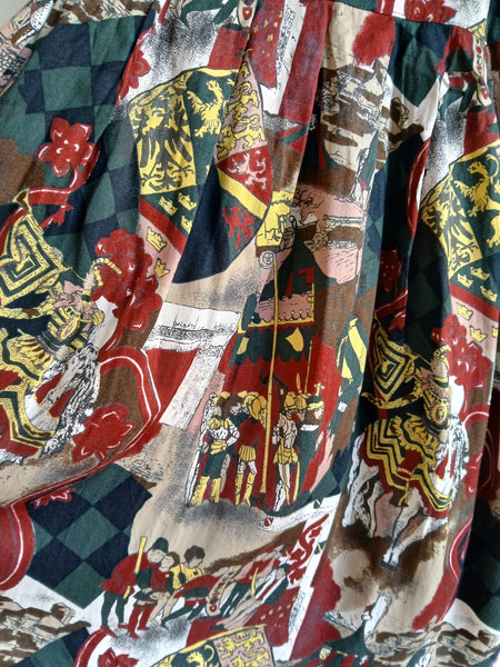 Falda Vintage Estampada