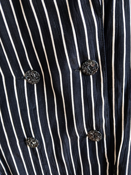 Sobre Camisa Vintage Rayas B/N