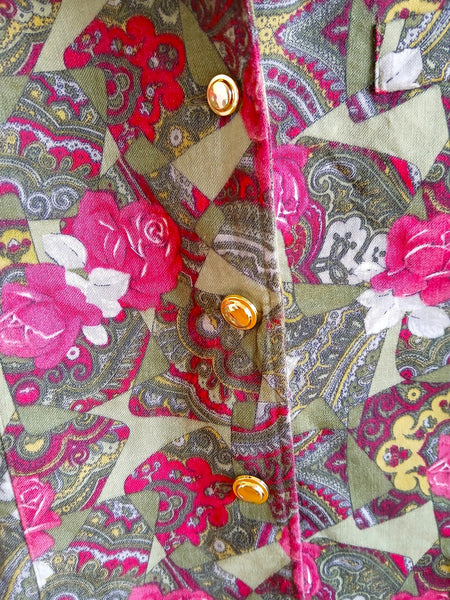 Chaqueta Vintage Abstracta