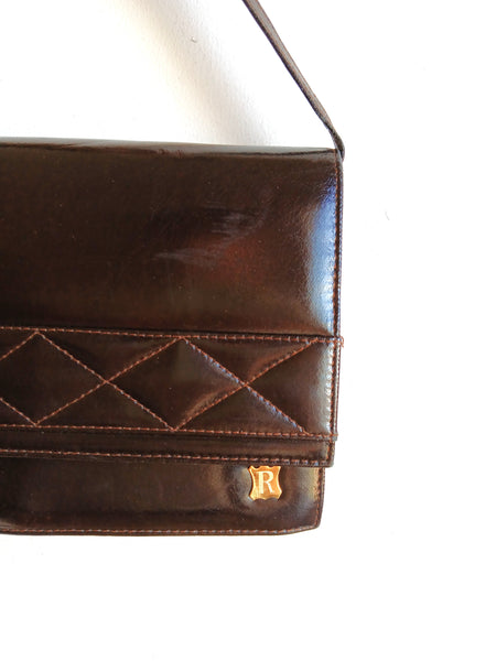 Bolso Vintage Marrón Oscuro