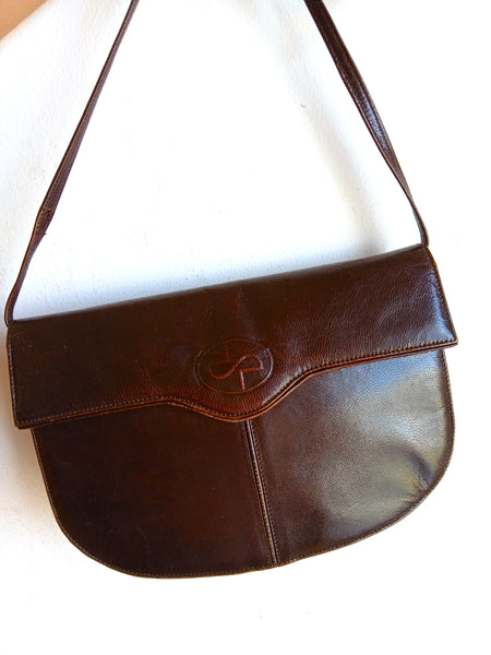 Bolso Vintage Marrón Oscuro