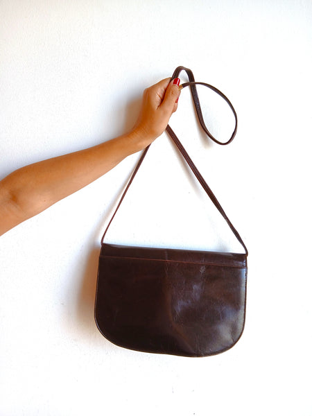 Bolso Vintage Marrón Oscuro
