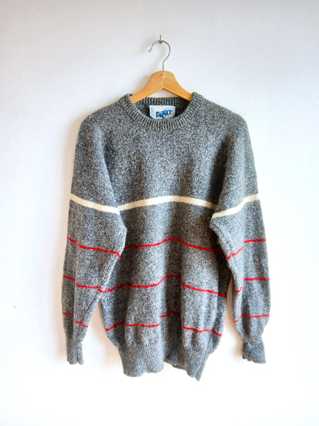 Jersey Vintage Gris Lana Pura