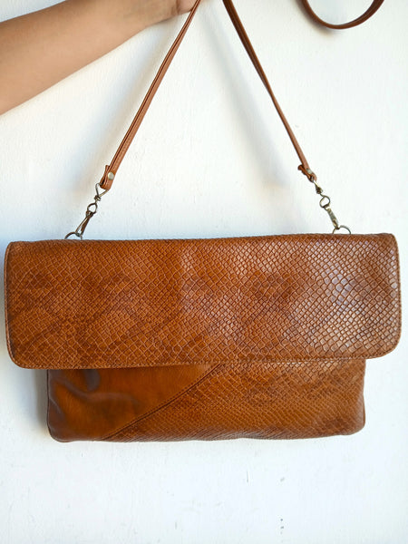 Bolso Vintage Piel Grabada
