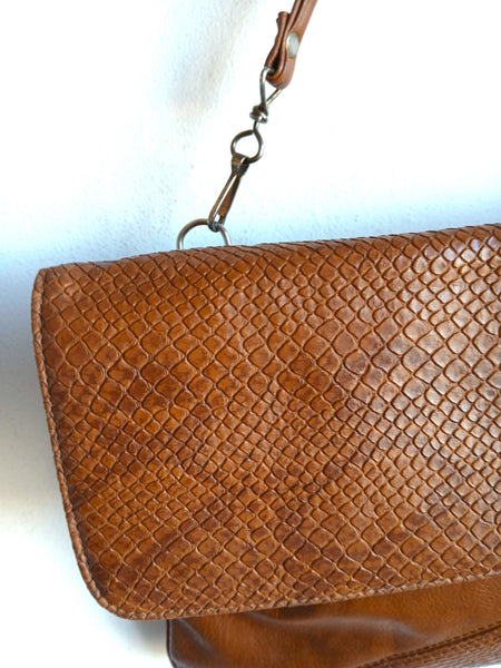 Bolso Vintage Piel Grabada