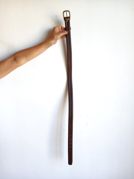 Cinturón Vintage Marrón Oscuro