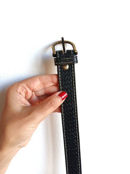 Cinturón Vintage Negro