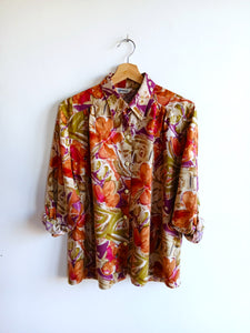 Camisa Vintage Fiori