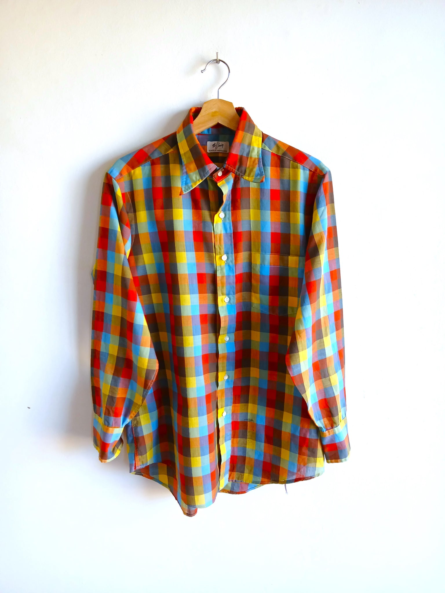 Camisa Vintage Cuadritos Multicolor