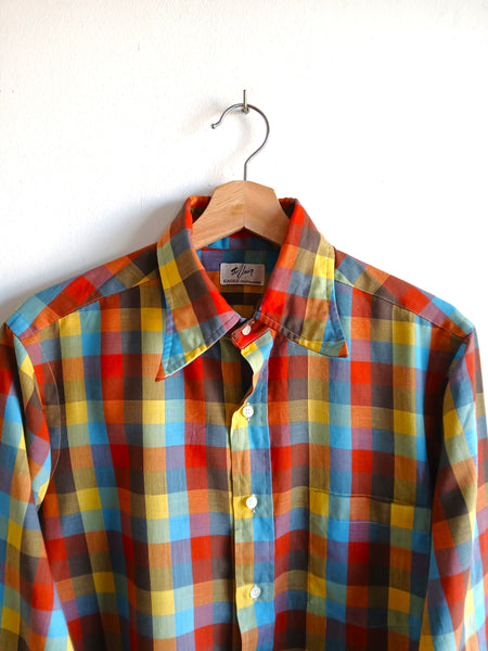 Camisa Vintage Cuadritos Multicolor
