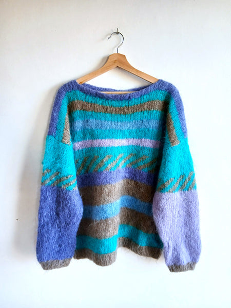 Jersey Vintage Hecho a Mano Angora Colores