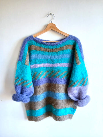 Jersey Vintage Hecho a Mano Angora Colores