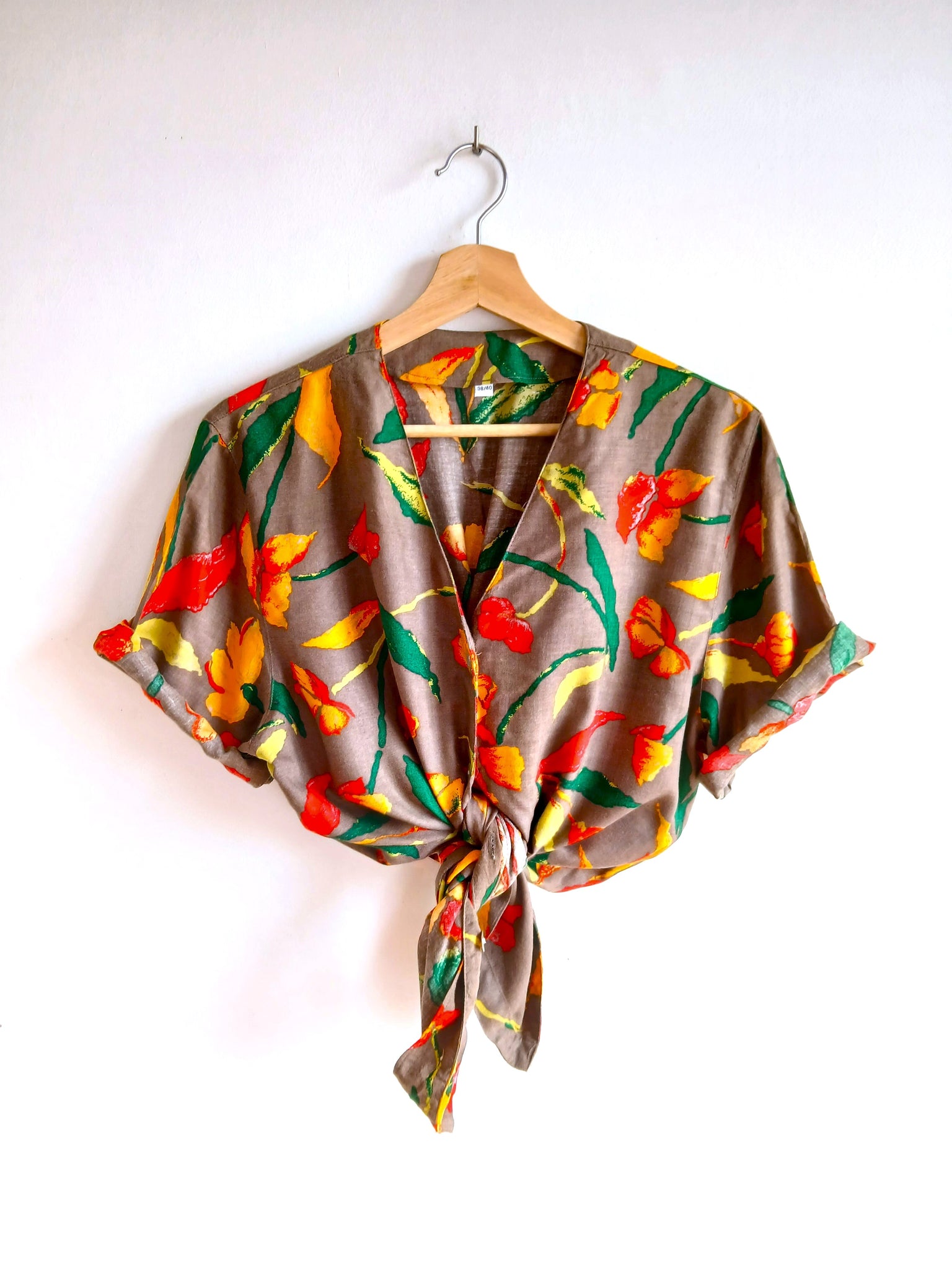 Camisa Vintage Claveles