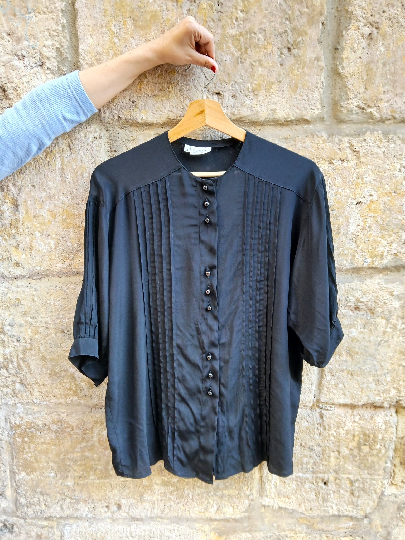 Camisa Vintage Seda Luisa