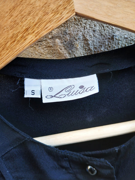 Camisa Vintage Seda Luisa