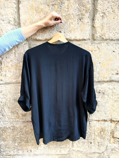 Camisa Vintage Seda Luisa