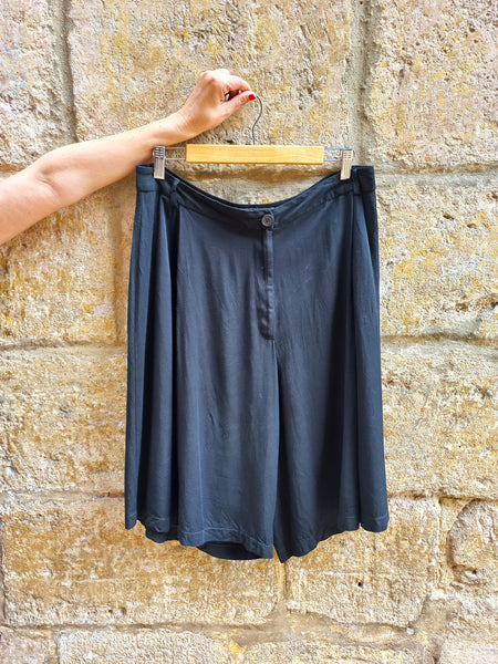 Falda Pantalón Vintage Negra