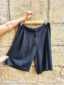 Falda Pantalón Vintage Negra
