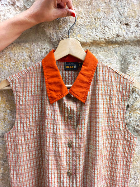 Camisa Vintage Sin Mangas