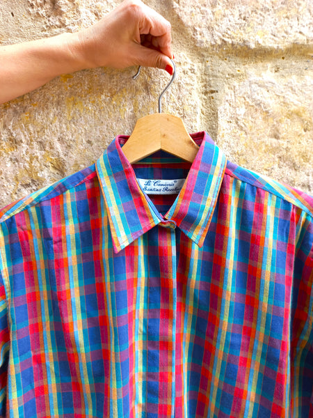Camisa Vintage Cuadros Santina