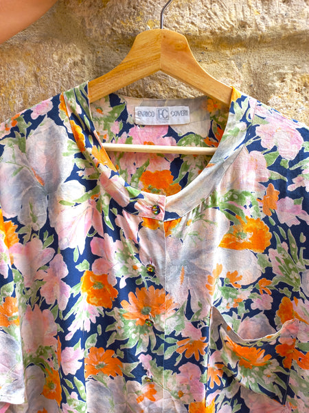 Camisa Vintage Enrico Coveri Seda