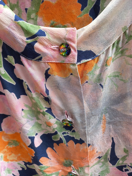 Camisa Vintage Enrico Coveri Seda