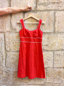 Vestido Vintage Lino Italy