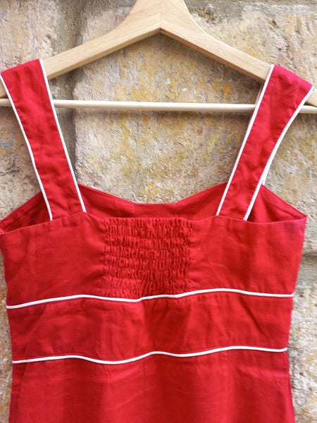 Vestido Vintage Lino Italy