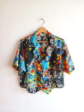 Camisa Vintage Estampada