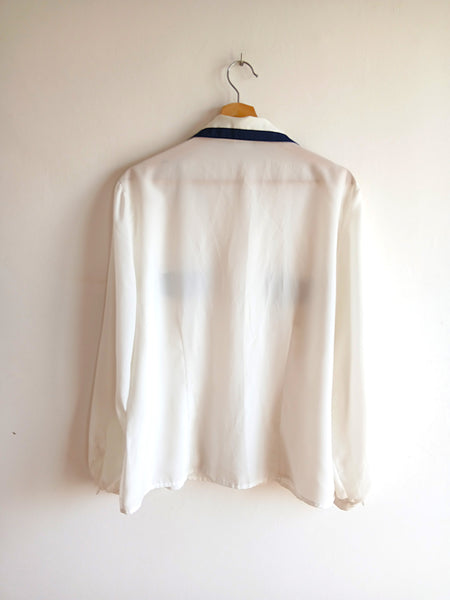 Camisa Vintage Blanca Italy