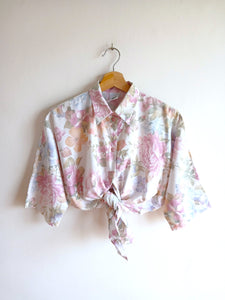 Camisa Vintage Flores Colores