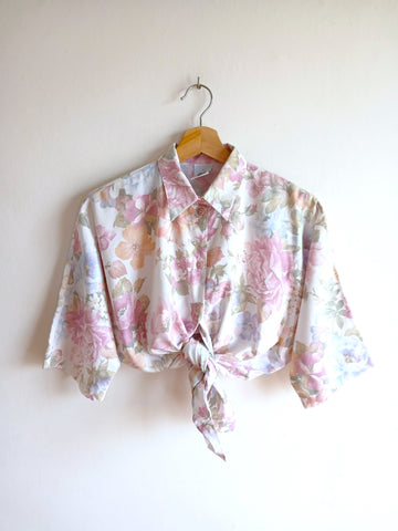 Camisa Vintage Flores Colores