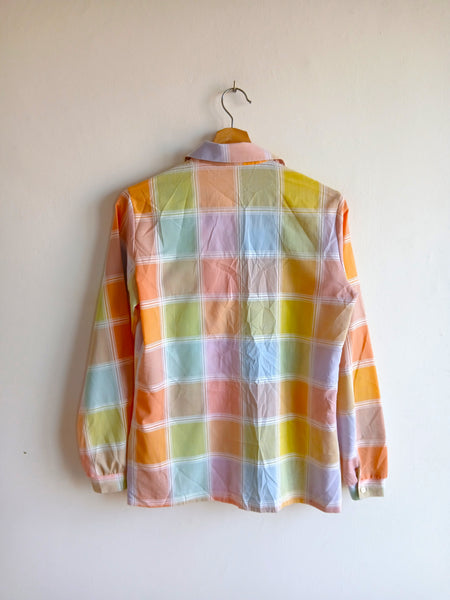 Camisa Vintage Cuadros Colores