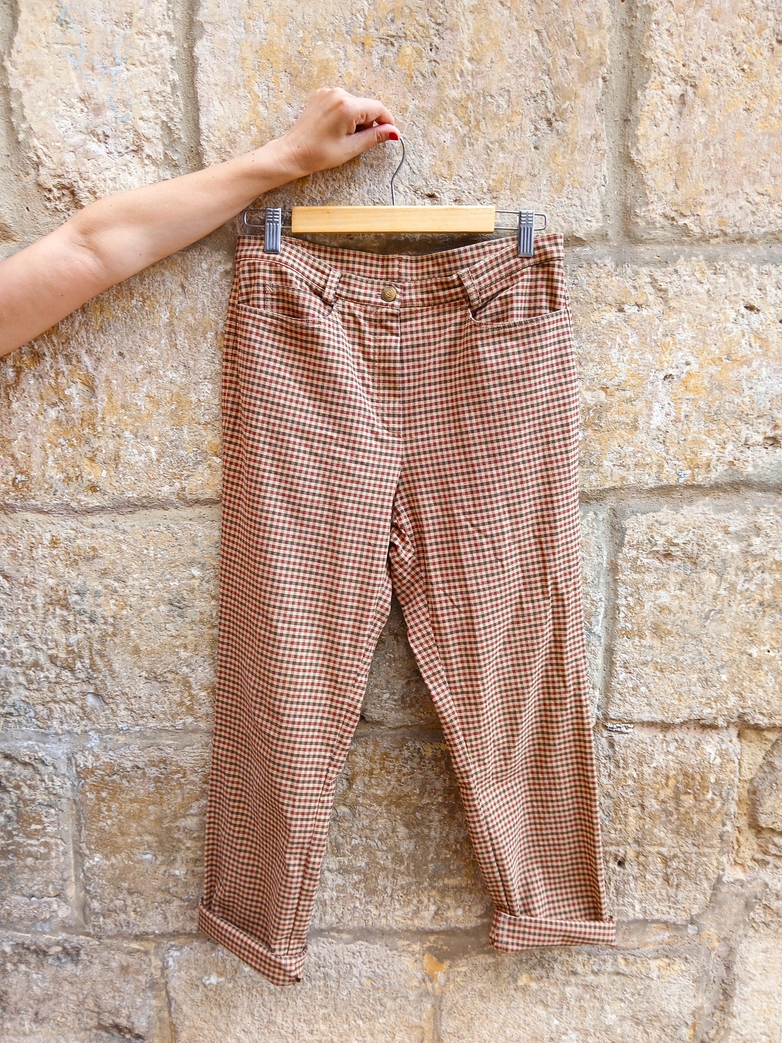 Pantalones Vintage Cuadros