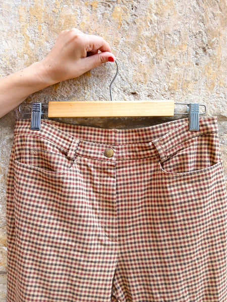 Pantalones Vintage Cuadros