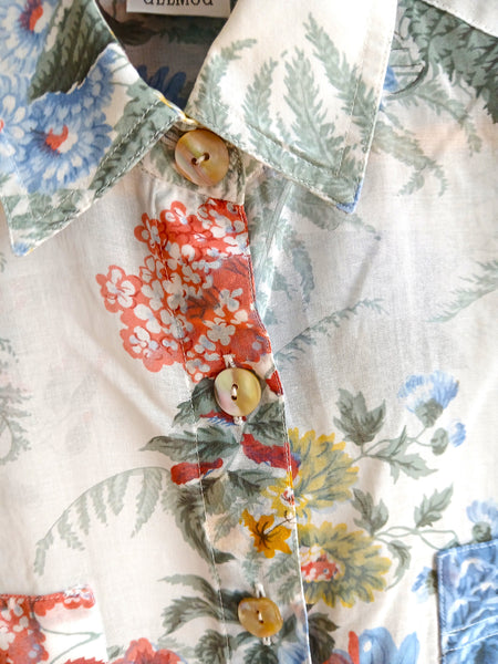 Camisa Vintage Flores Colores