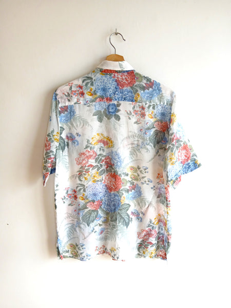 Camisa Vintage Flores Colores