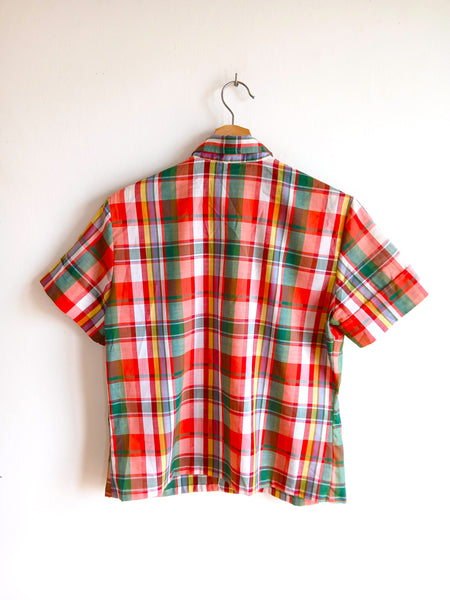 Camisa Vintage Cuadros Colores