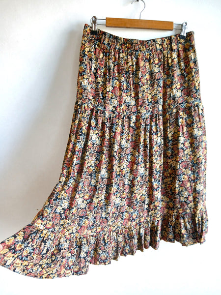Falda Vintage Florecillas
