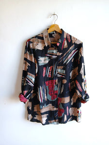 Camisa Vintage Abstracta