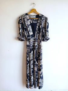 Vestido Vintage Geométrico