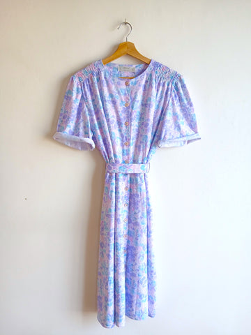 Vestido Vintage Moradito Flores