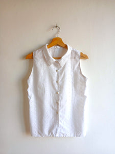 Camisa Vintage Hecha a Mano Bordados