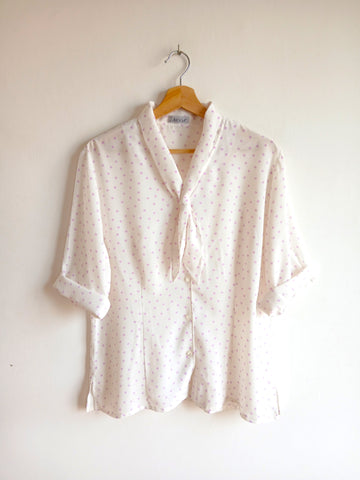 Camisa Vintage Lunares