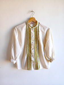 Camisa Vintage Bordados