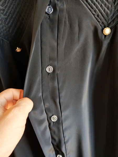 Camisa Vintage Negra
