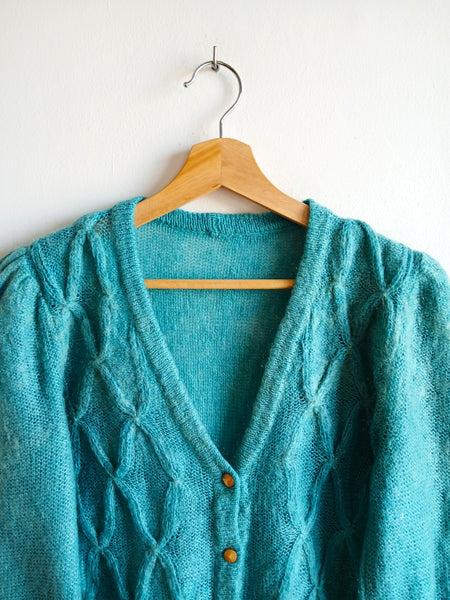 Chaqueta Vintage Turquesa